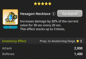 Hexagon Necklace artifact screenshot