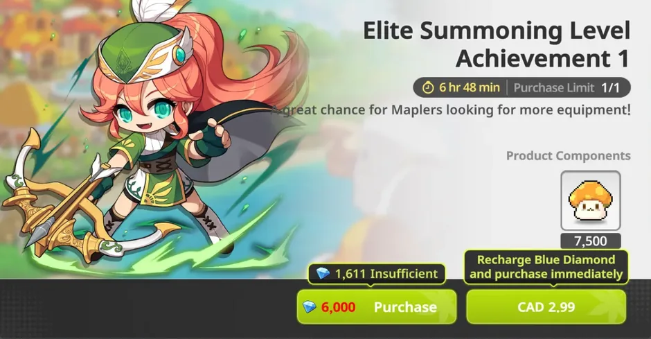 Elite summoning level 1