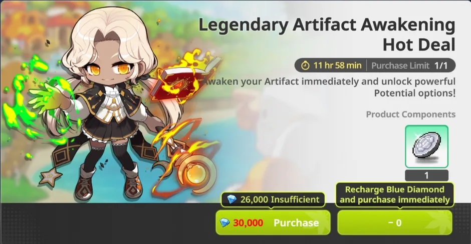Legendary artifact awakening - Coin Pendant