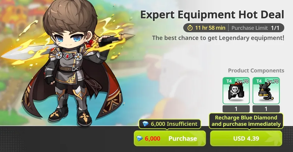 Expert equipment hot deal - Guide quest 328