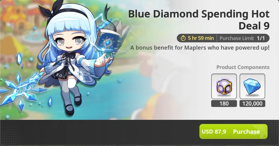 Blue Diamond spending ladder 9