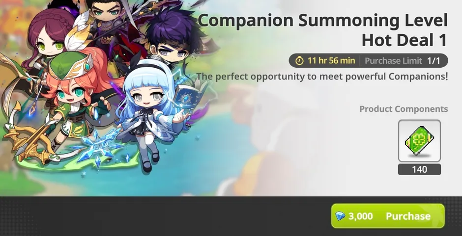 Companion summon level 1